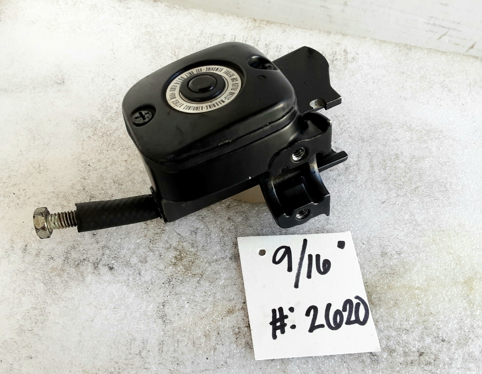 2006 HARLEY-DAVIDSON STREET GLIDE OEM FRONT BRAKE MASTER CYLINDER 9/16