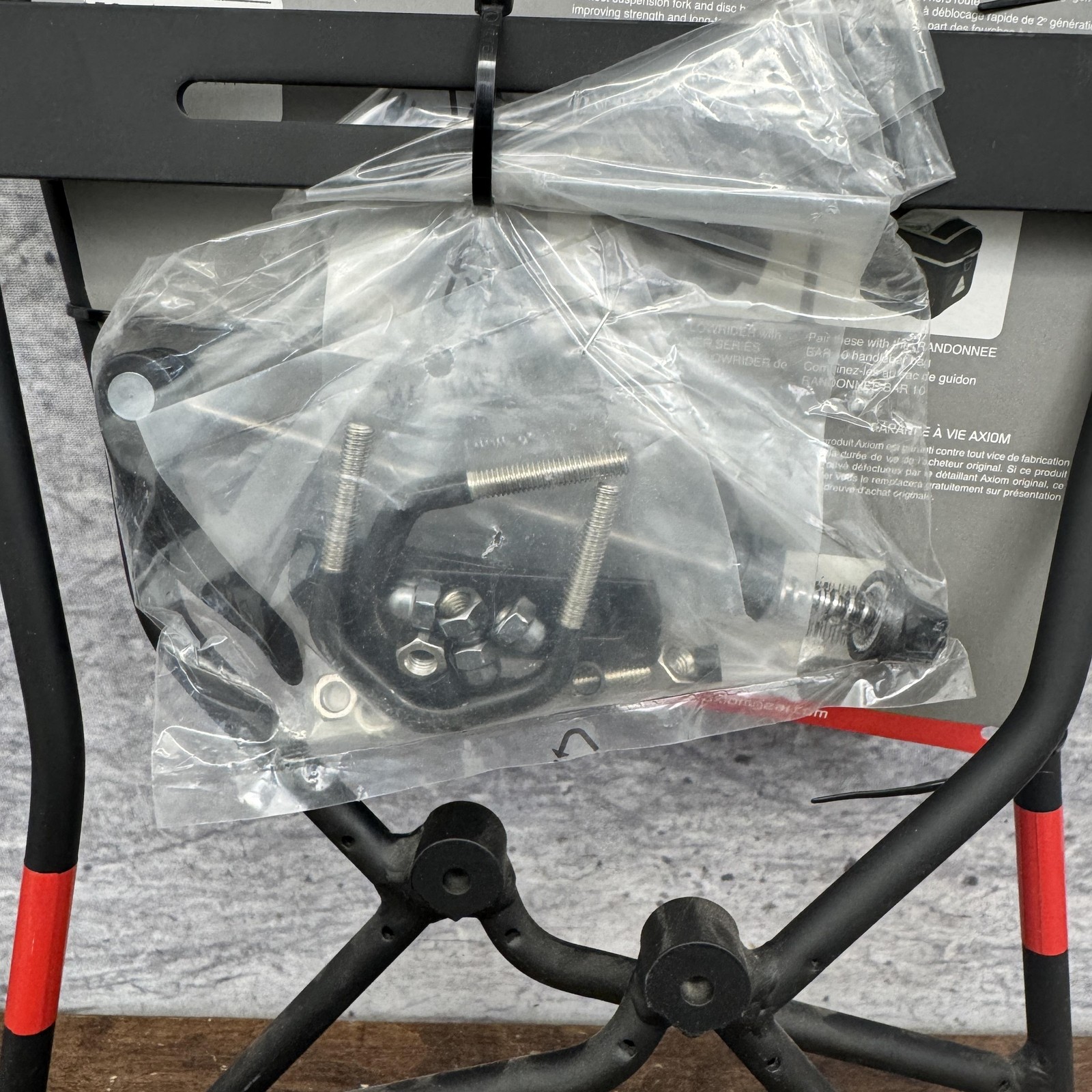 Axiom Journey Suspension Disc Lowrider Front Rack Black Alloy Bike Pannier Tour