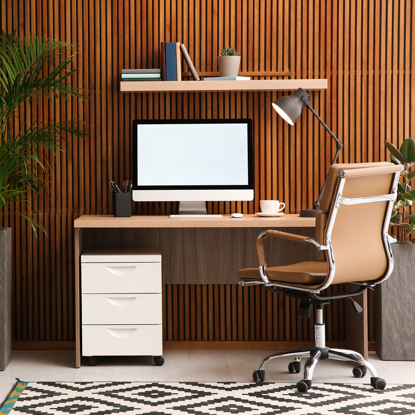 6pcs 1" Swivel Stem Casters Nylon 360 Degree Insert Stem Wheel with Brake