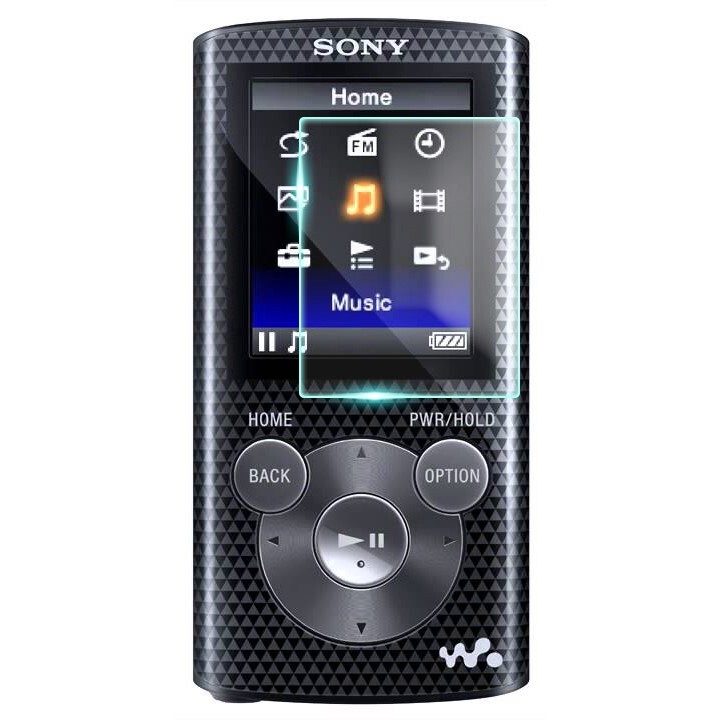 Crystal Clear Screen Protector for Sony Walkman NWZ-E385 MP3