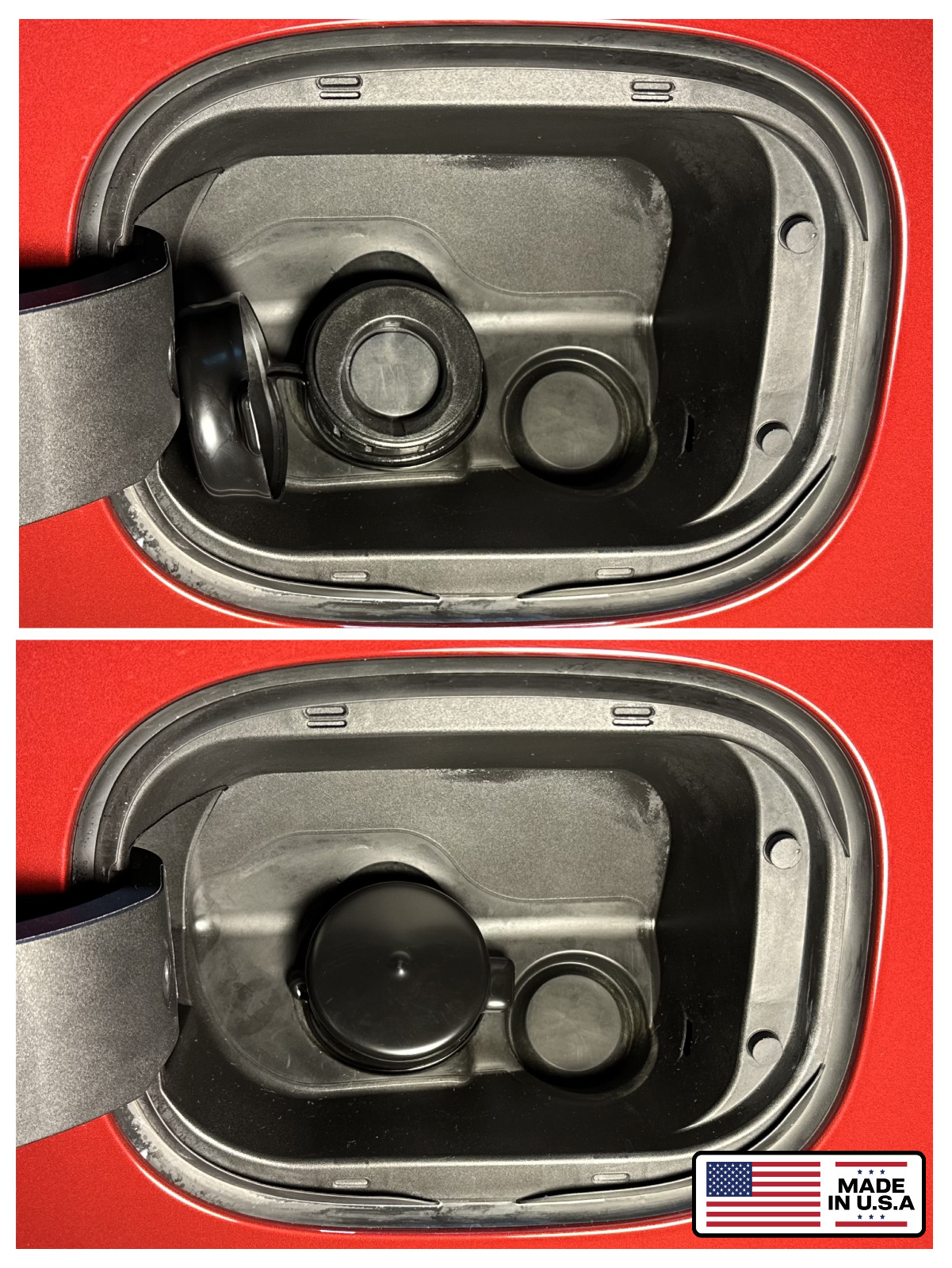 Tethered Capless Fuel Filler Dust Cover for 2017-2025 GMC, CHEVROLET & CADILLAC