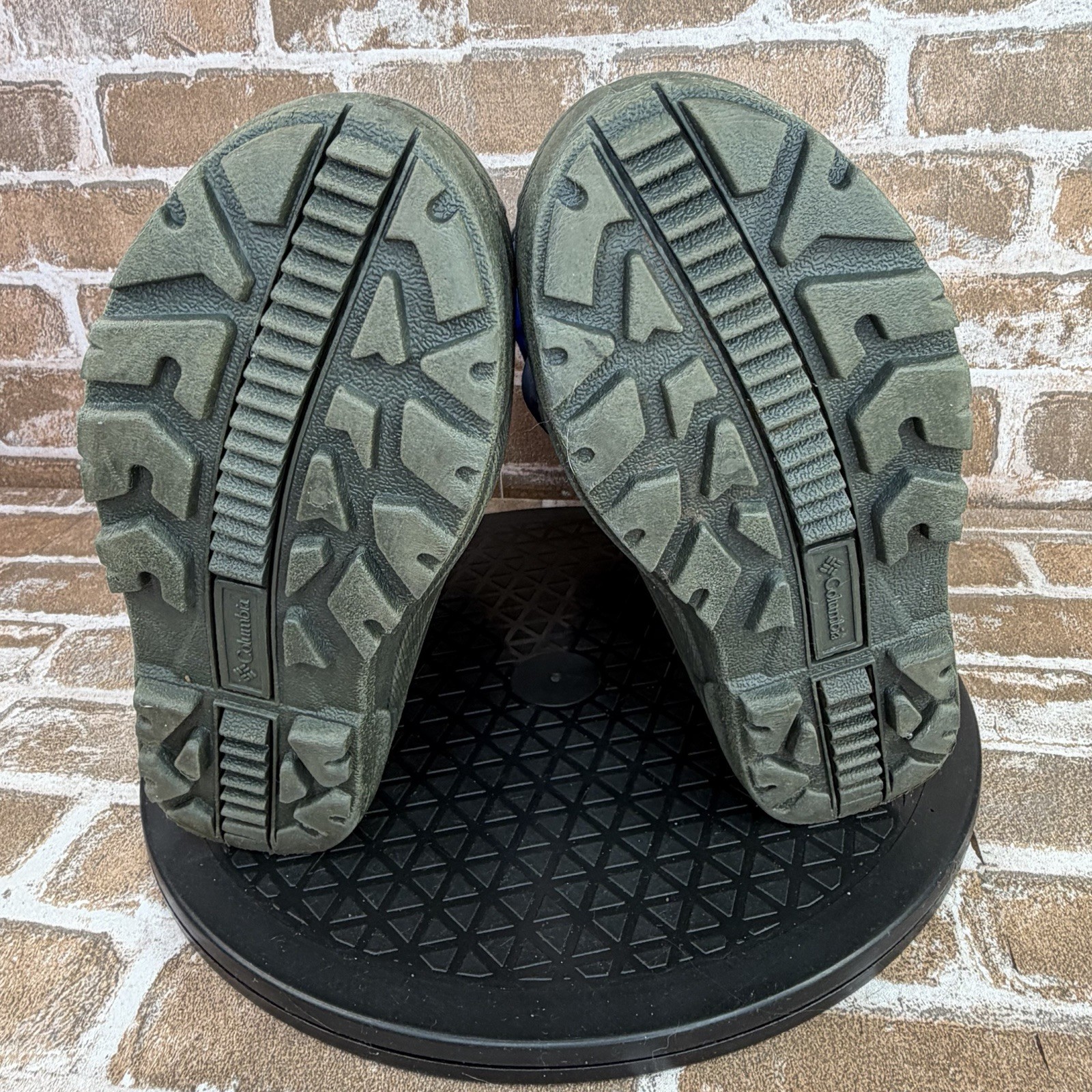 Columbia Powderbug Plus II Waterproof Winter Snow Boots Blue Boys Youth Size 1