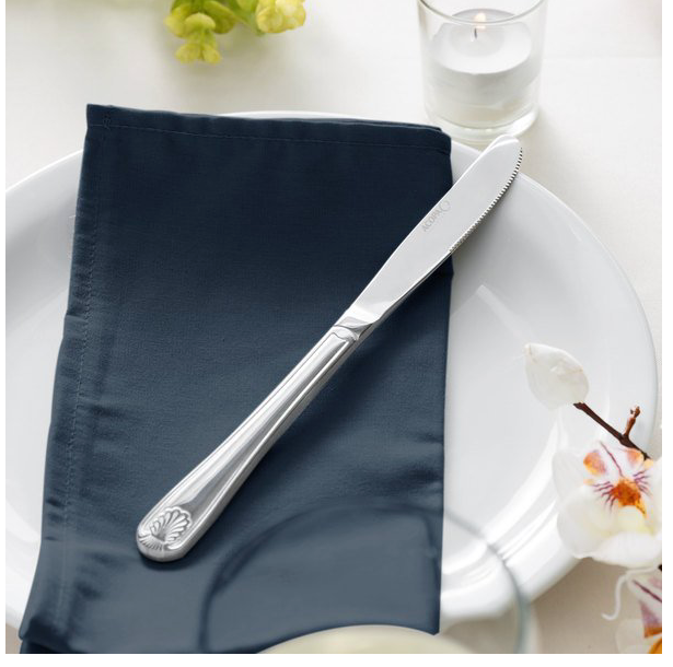 Acopa Atglen 18/0 Stainless Steel 8 3/4" Dinner Knife 12 Pack
