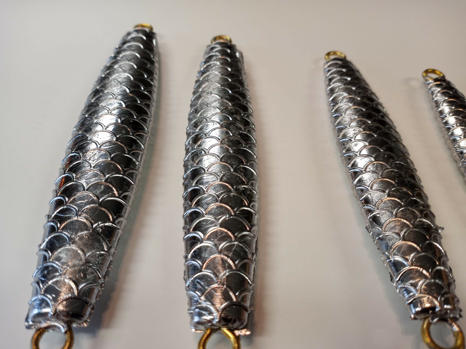 Saltwater Jigging Spoon Mold with Fish Scale Texture Aluminum CNC Machined