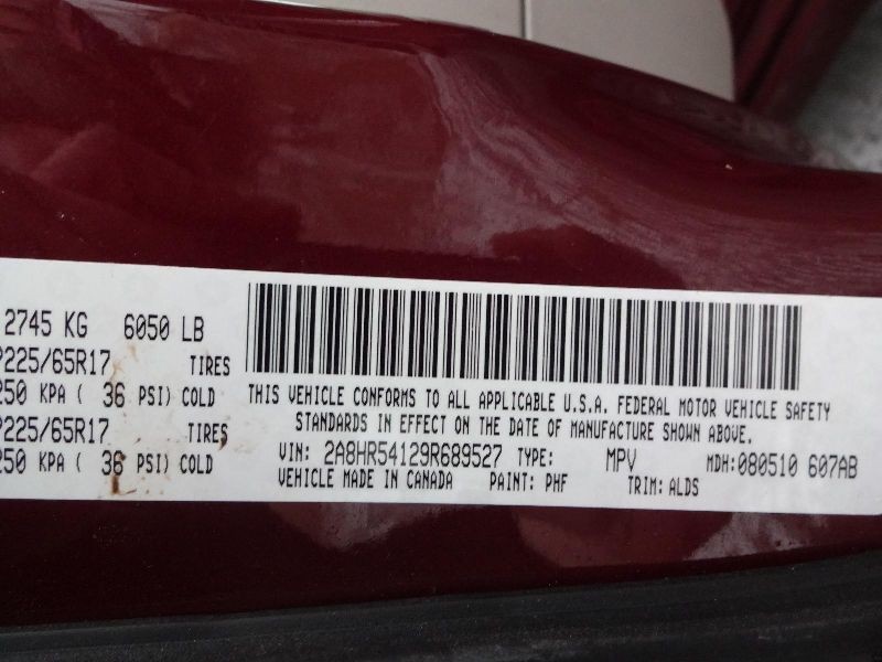 Info-GPS-TV Screen Display Roof Mounted DVD Fits 11-12 JOURNEY 169111