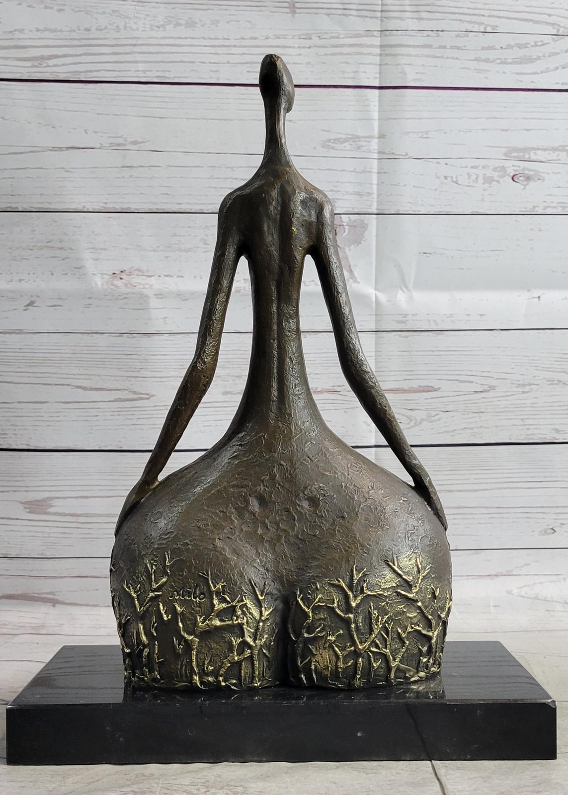 Nude Original Milo Abstract Female Botero Tribute Bronze Sculpture Statue