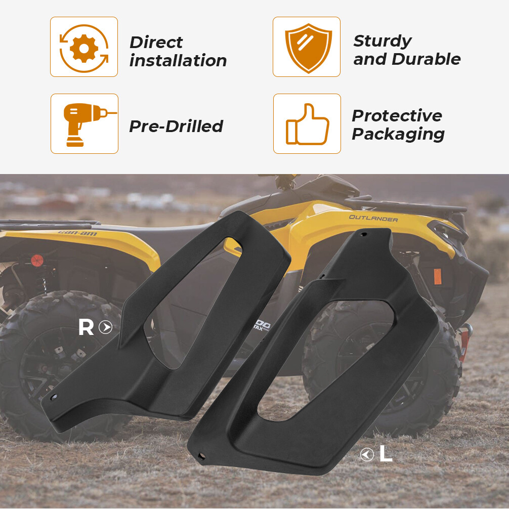 Left & Right Rear Taillight Cover Splash Guard For HONDA Rancher 350 400 2004-07