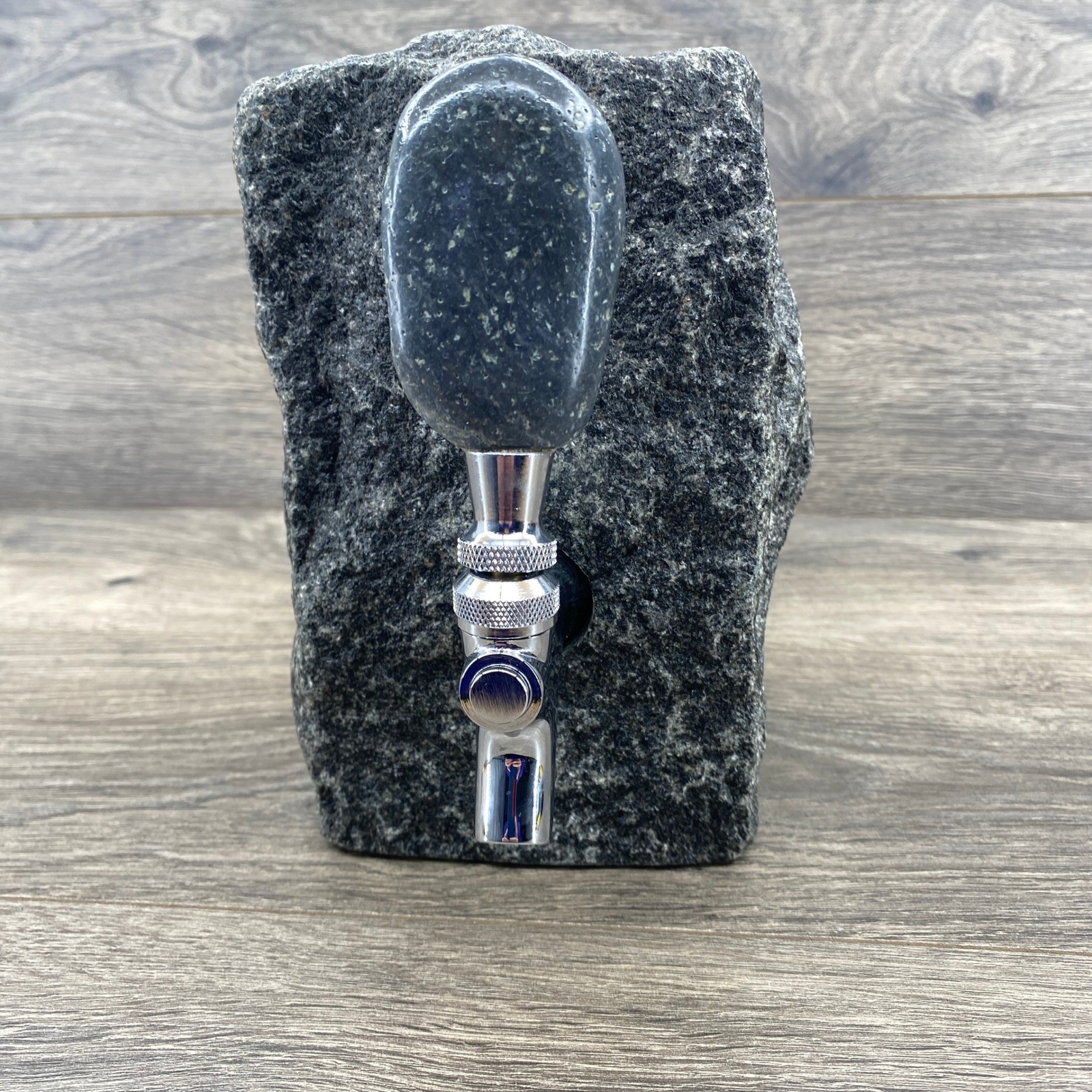 Funky Rock Designs Stone Drink Dispenser Handmade Granite Liquor Spigot USA Made