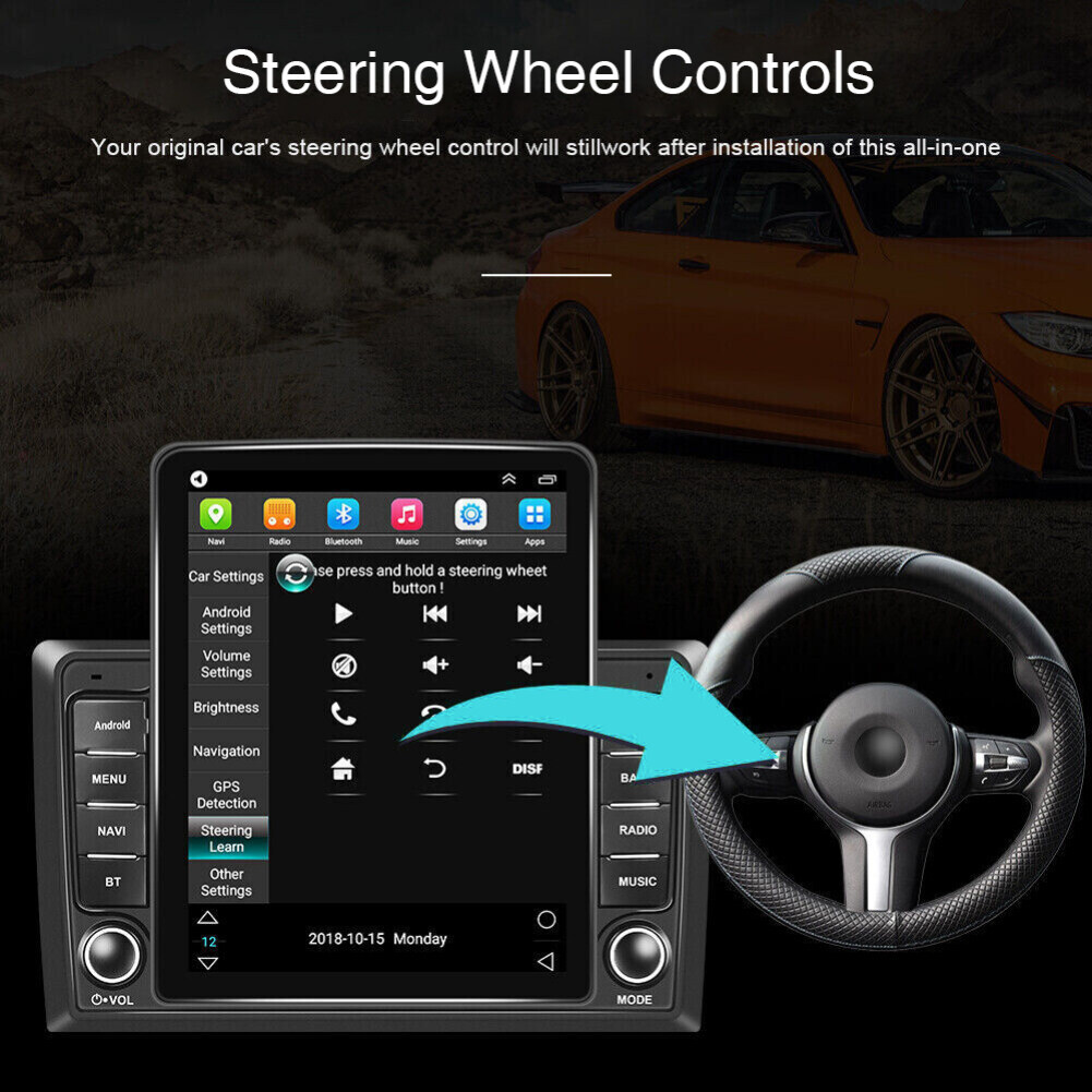 9.7" For Toyota Camry 2007-2011 Android CarPlay Car Stereo Radio GPS Navi