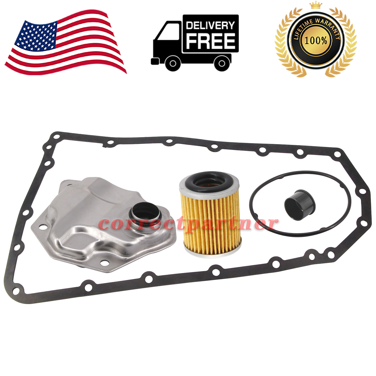 CVT AUTO TRANSMISSION FILTER KIT for NISSAN 07-18 ALTIMA JUKE NV200 ROGUE JF011E