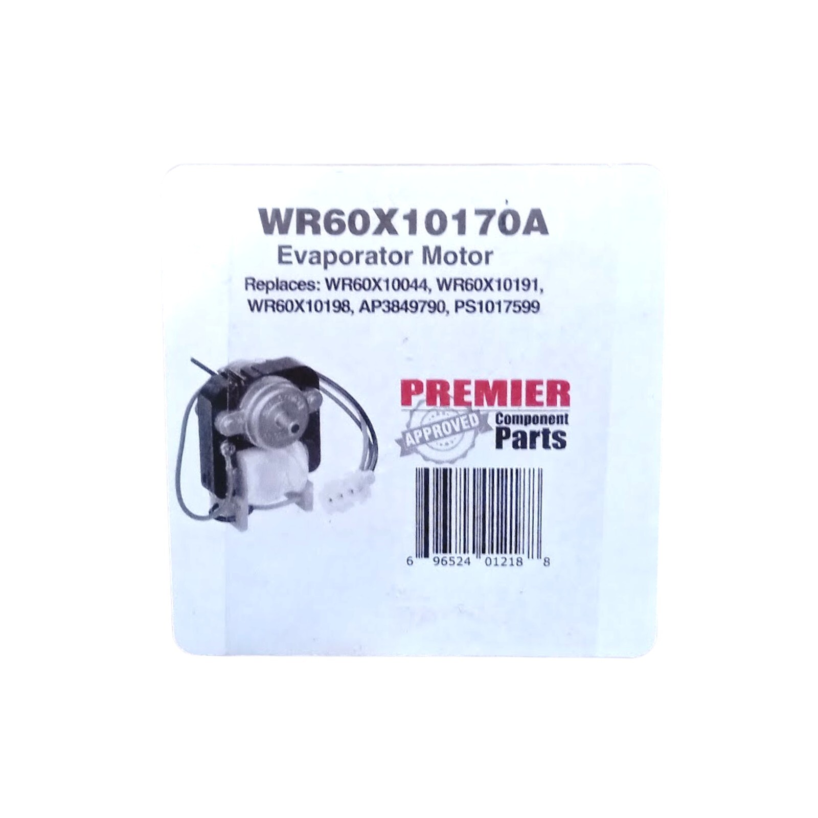 Premier Component Part WR60X10170 Refrigerator Condenser Fan Motor for GE