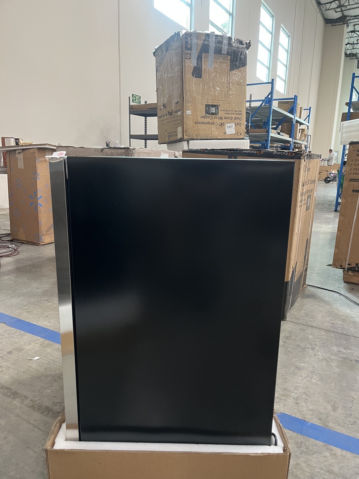 Yeego 24" Wine Cooler Beverage Refrigerator Under Counter Fridge With Glass Door