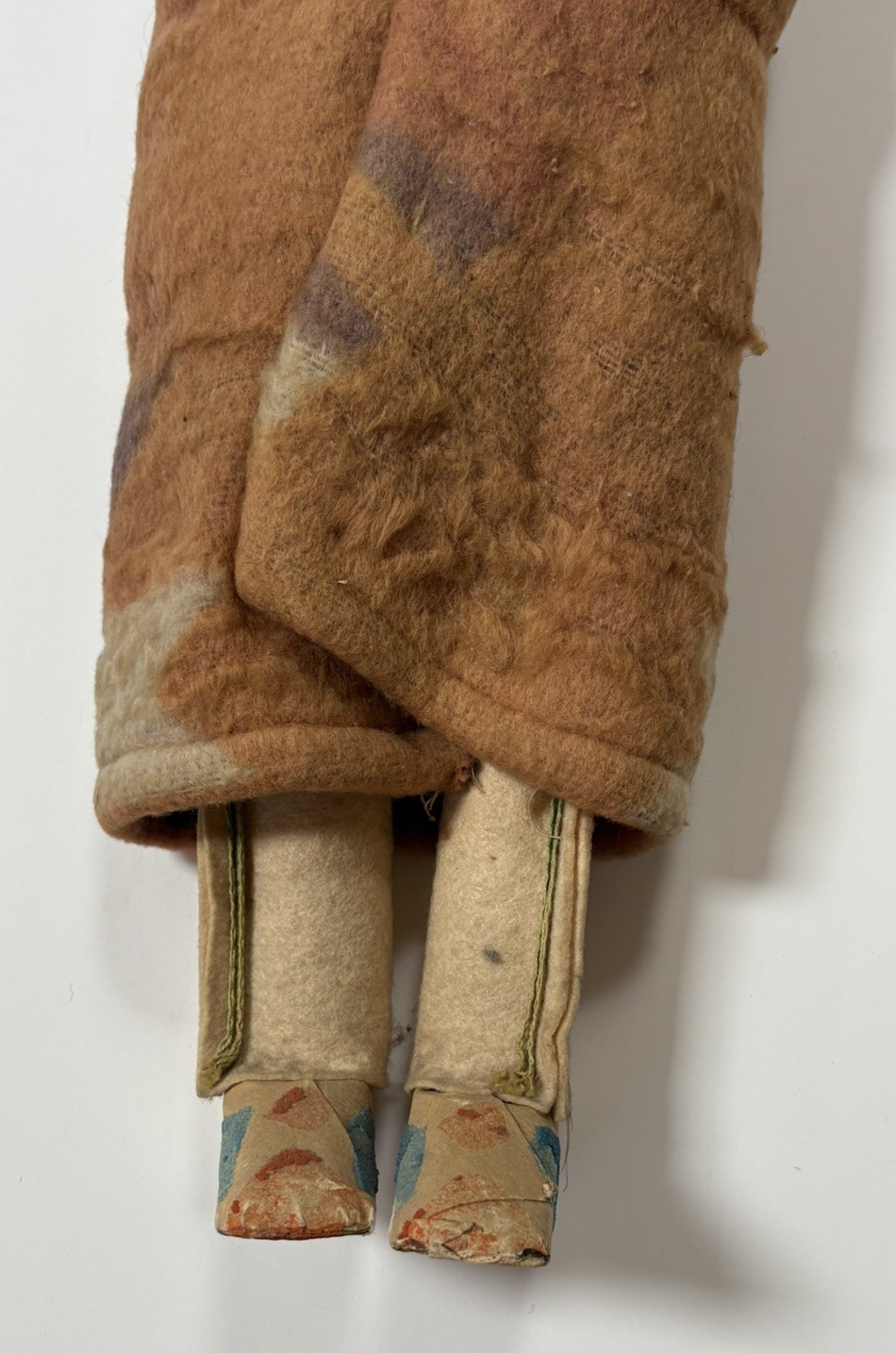 15” Indian Skookum Doll Antique Vintage Native American c 1920