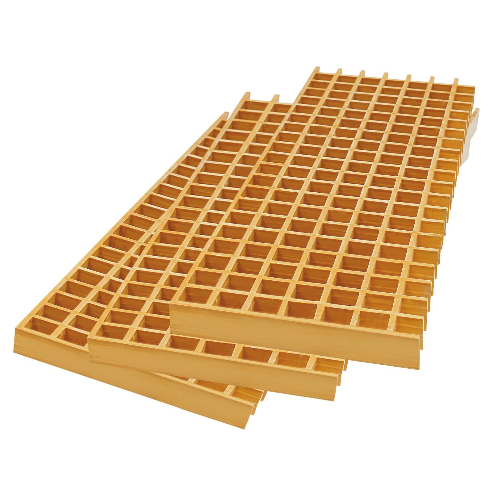 31.5x11in Heavy Duty Fiberglass Drain Grate - 3 Pack Impact-Resistant