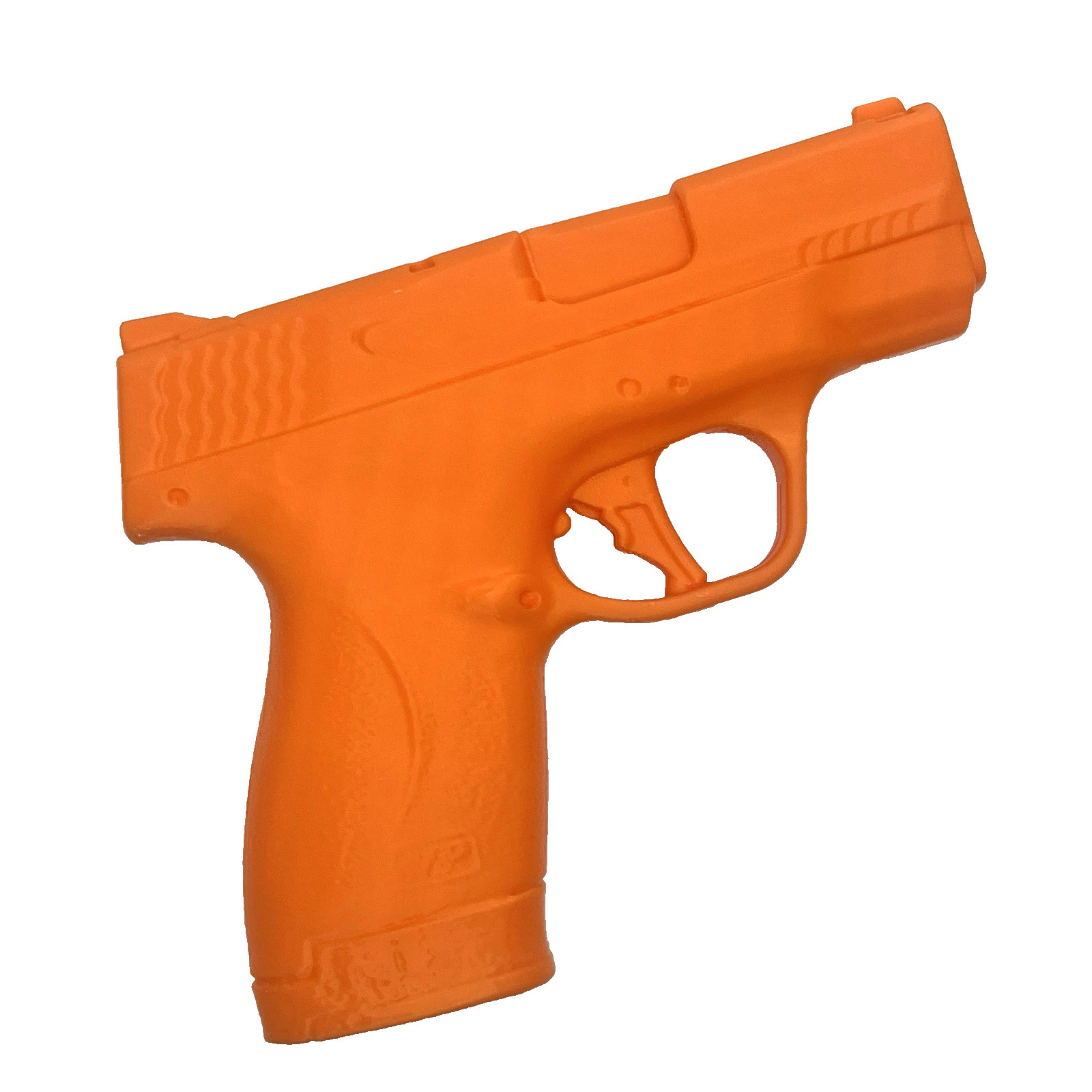 Orange S&W MP Shield Compatible Training Gun 1:1 Size Prop Realistic Feel SAFE!