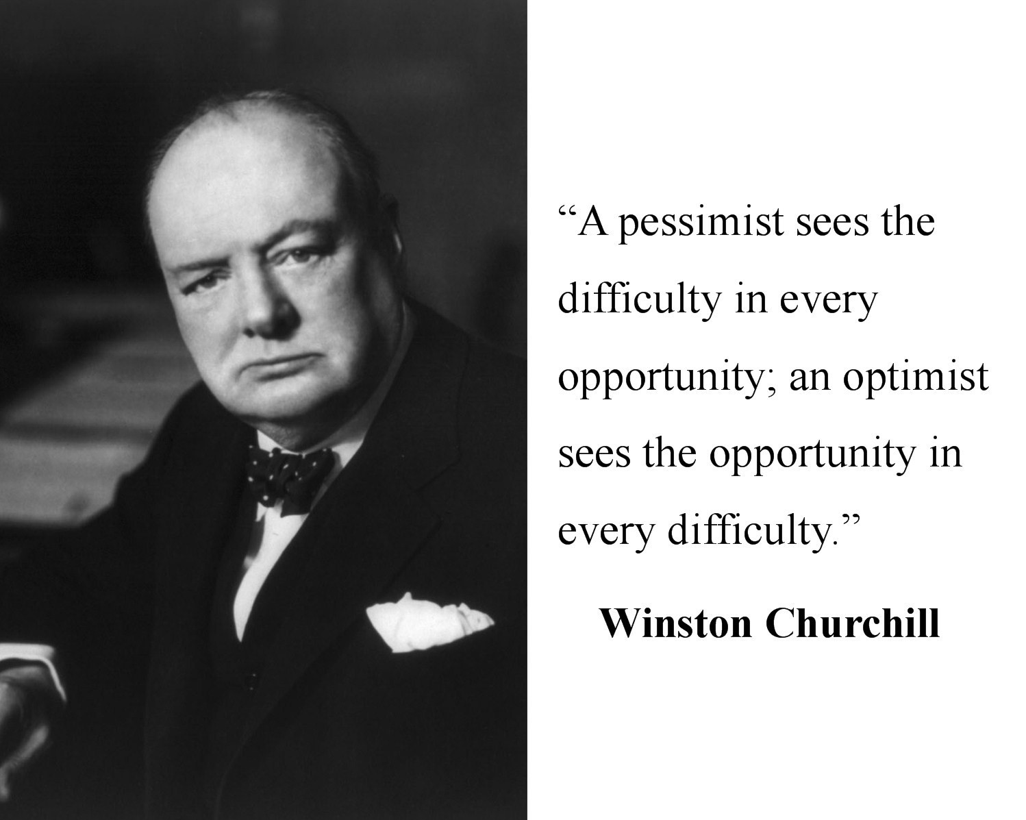 WINSTON CHURCHILL QUOTE PHOTO 8 X 10 PHOTOGRAPH PICTURE