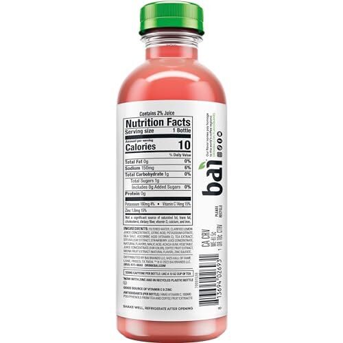 Antioxidant Infused Water Beverage São Paulo Strawberry Lemonade with Vitamin...