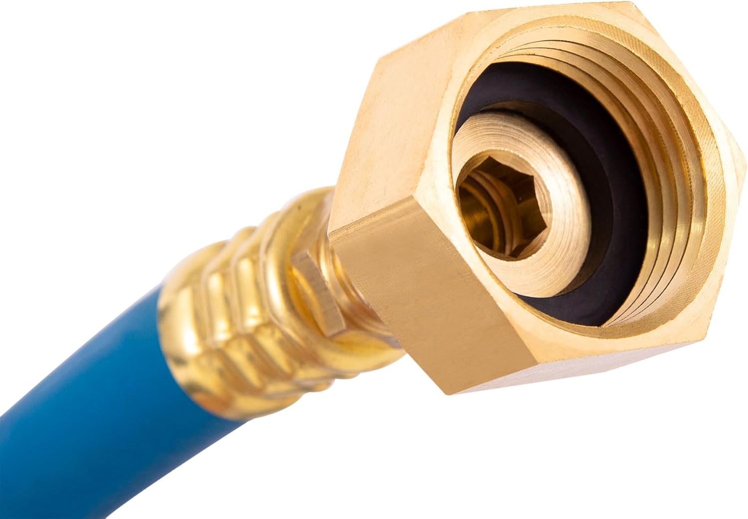 Flush Hose Fitting Kit for Yamaha WaveRunner Jet Ski Boat PWC VX FX GP Blue