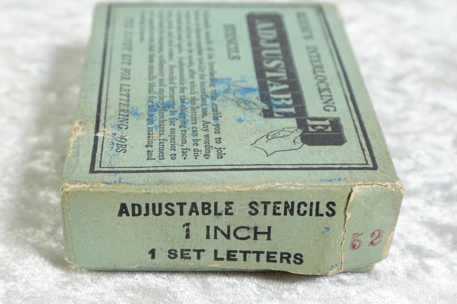 Reese's Brass Interlocking Adjustable Stencils 1" A-Z Letters Spacers & Symbols