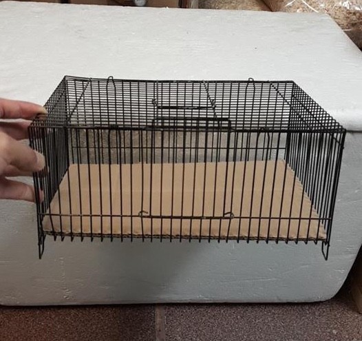 Small Animal Metal Wire Cage for Transport *ONLY White COLOR*