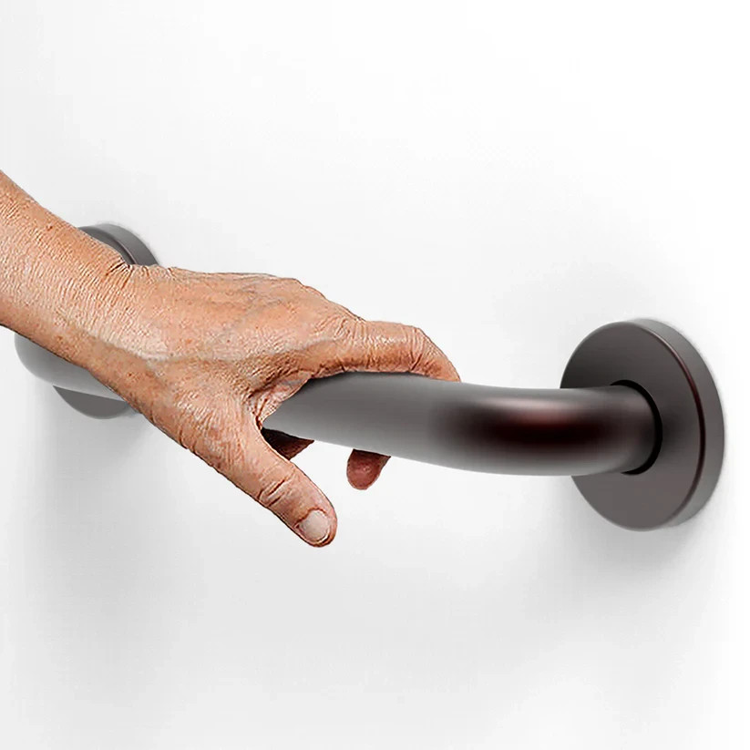 16 inch Bathroom Grab Bar 304 Stainless Steel 500lbs Loading Oil Rubbed Bronze