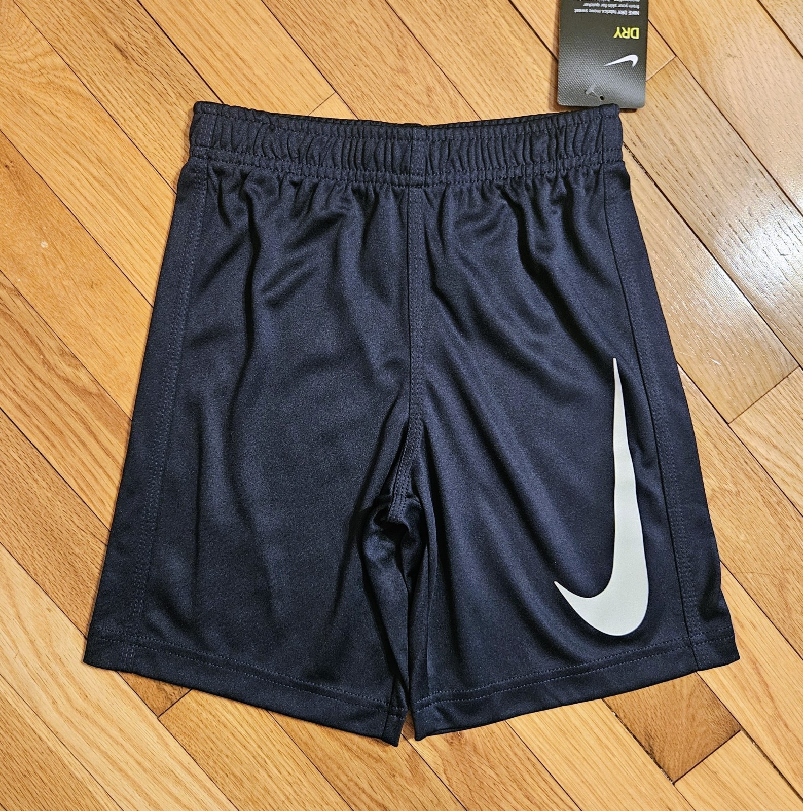 Nike Little Boy Tank Tee and Short Set Black/Blue Sizes 5, 7