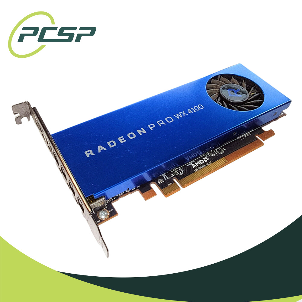 Dell TFC3M AMD Radeon Pro WX 4100 4GB GDDR5 4x Mini DisplayPort Graphics Card