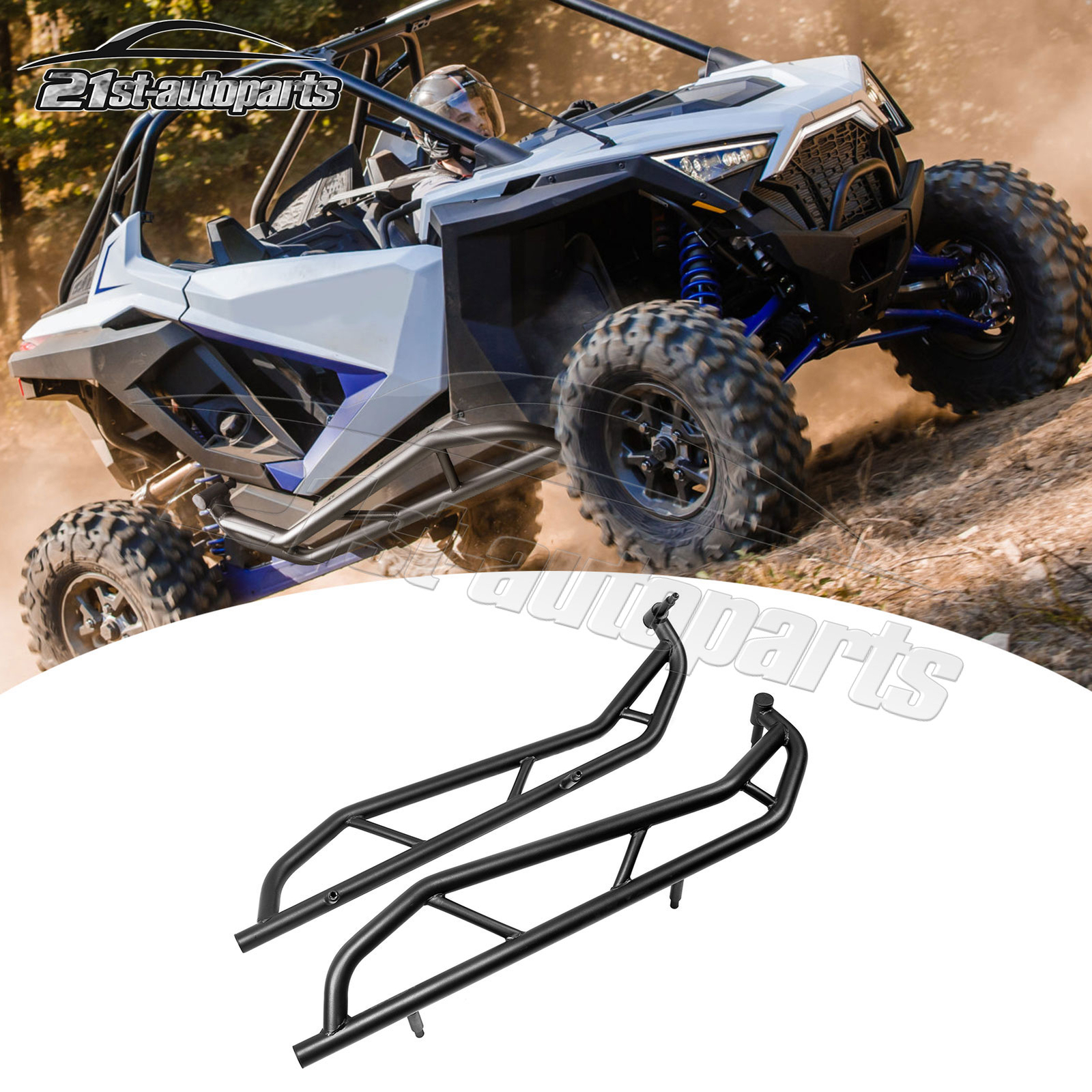 1.75" Tree Kickers Brush Guard Nerf Bars For Polaris RZR Pro XP/PRO R 2020-2025