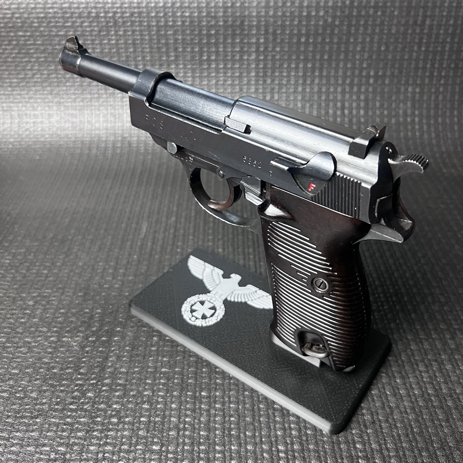 Walther P38 Pistol Display Stand Handgun Maintenance Holder WW2 German