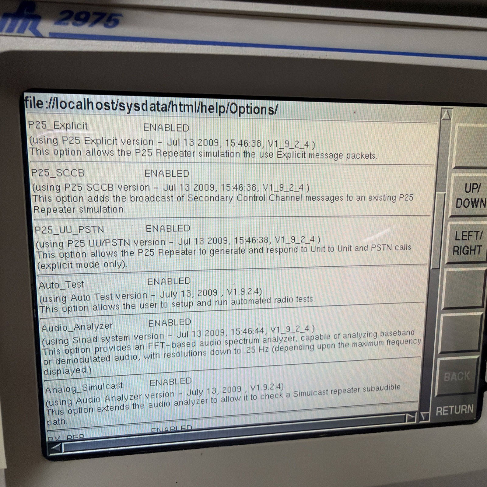 Aeroflex IFR 2975 Communications Test Set-90 day warranty