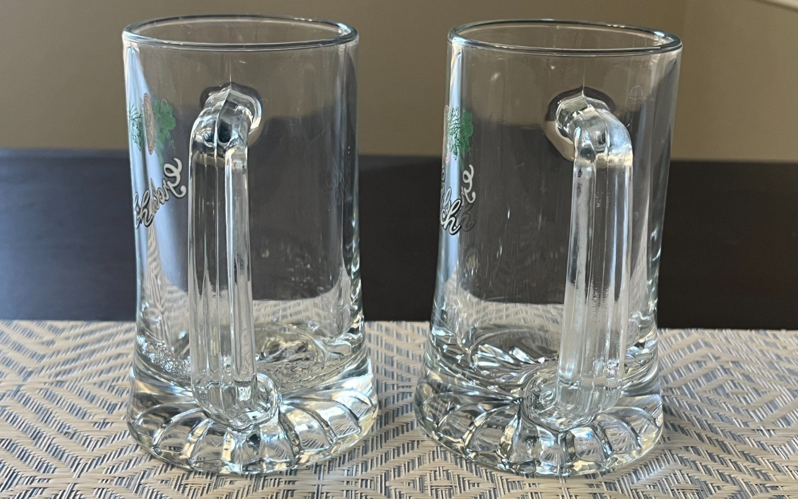 Grolsch Beer Mug Glasses Stein 0.5L Dutch Lager Pint Heavy Base Brewery Barware