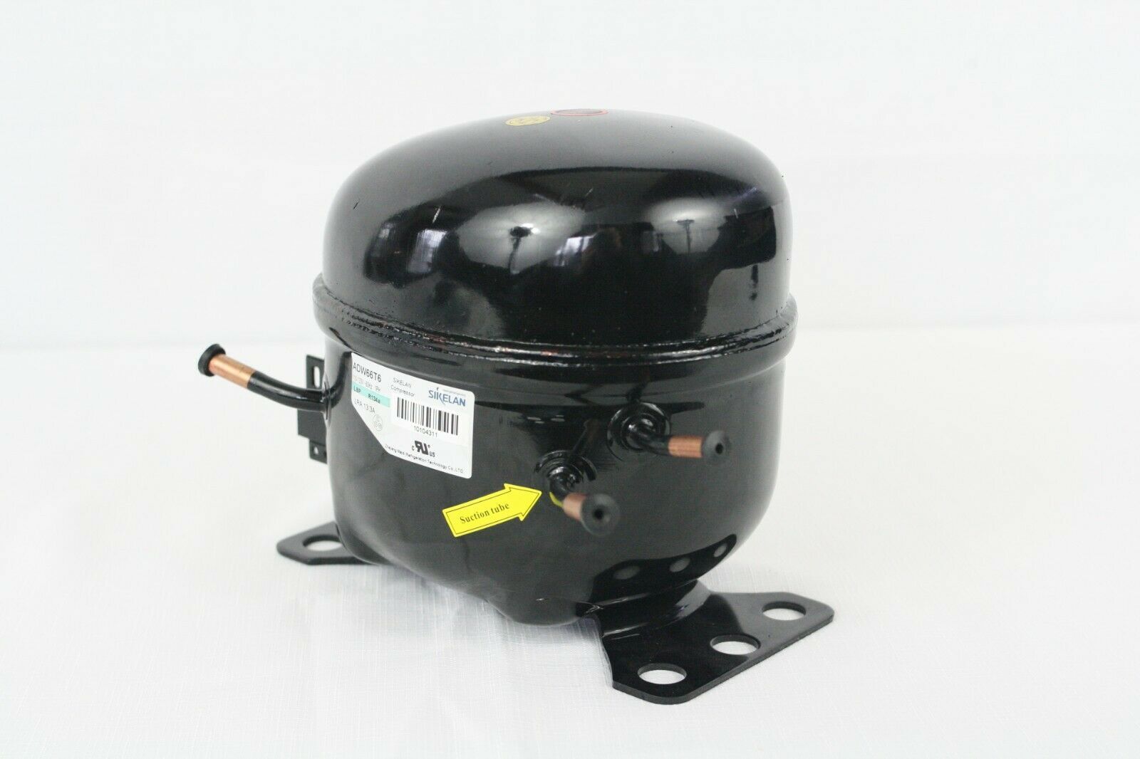 SIKELAN ADW66T6 REFRIGERATION COMPRESSOR 1/4+ HP 665BTU 110-120V R134A 50-60HZ