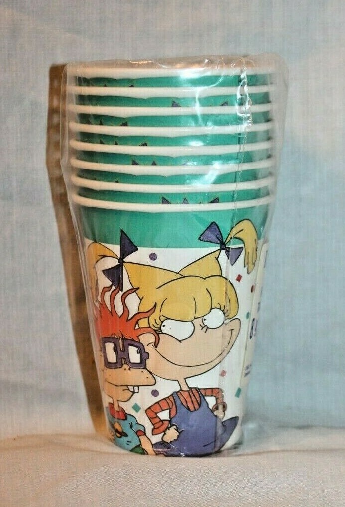 Rugrats Paper Cups Party Supplies, New in Package, Free Shipping