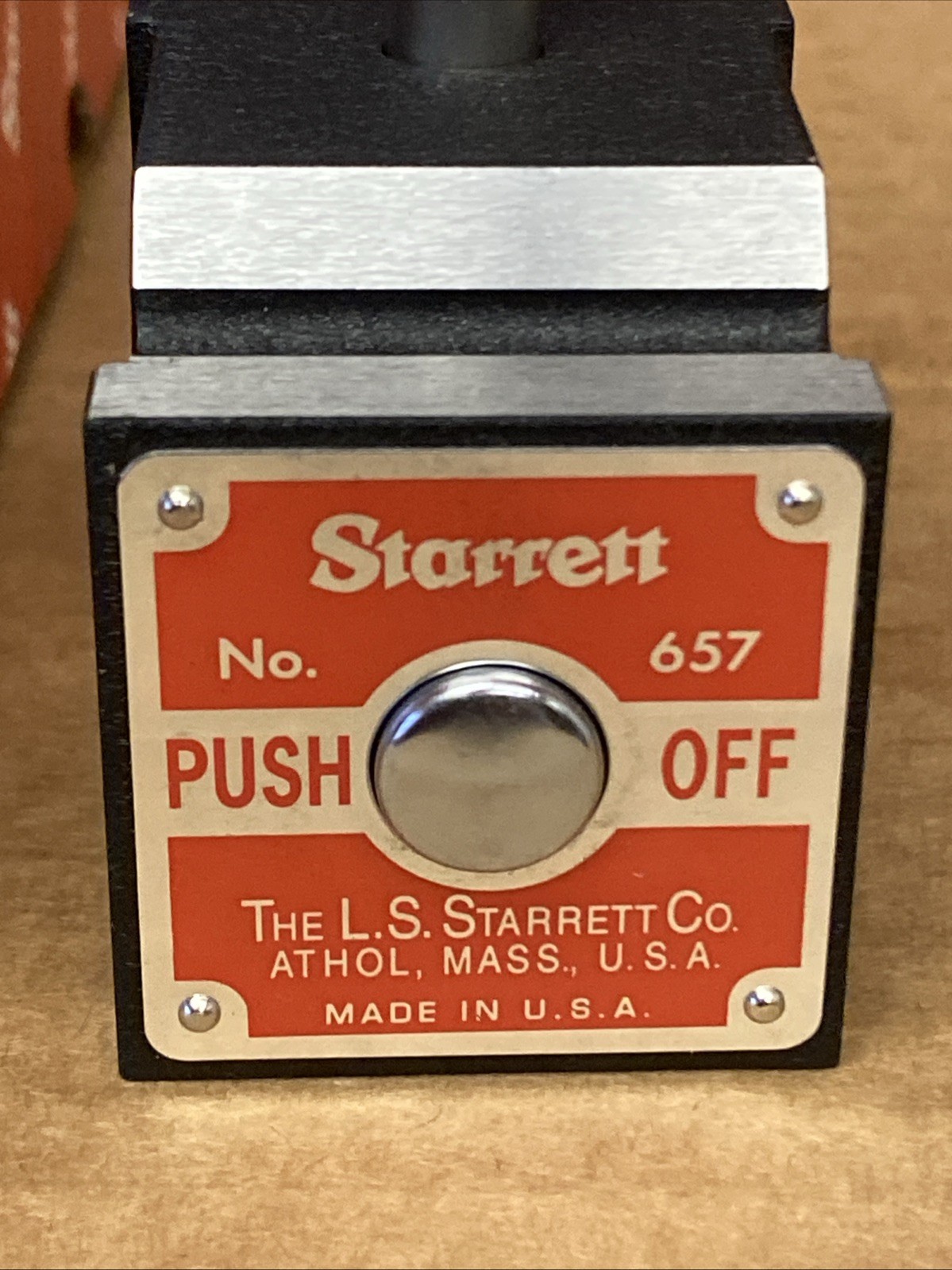 Starrett No. 657AA magnetic base 657 Complete Set Made in the U.S.A.