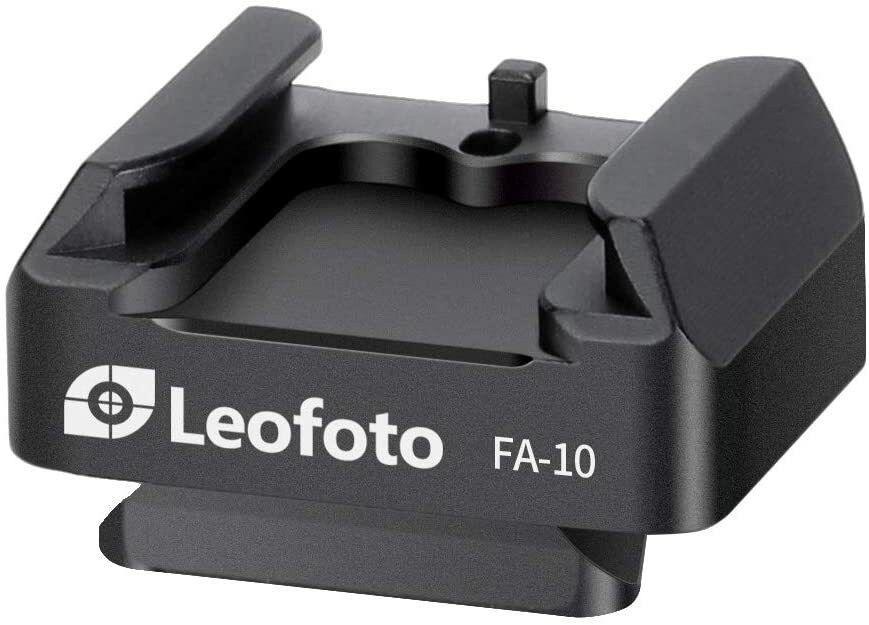 Leofoto FA-13+FA-10 Cold Shoe and Hot Shoe Adapter