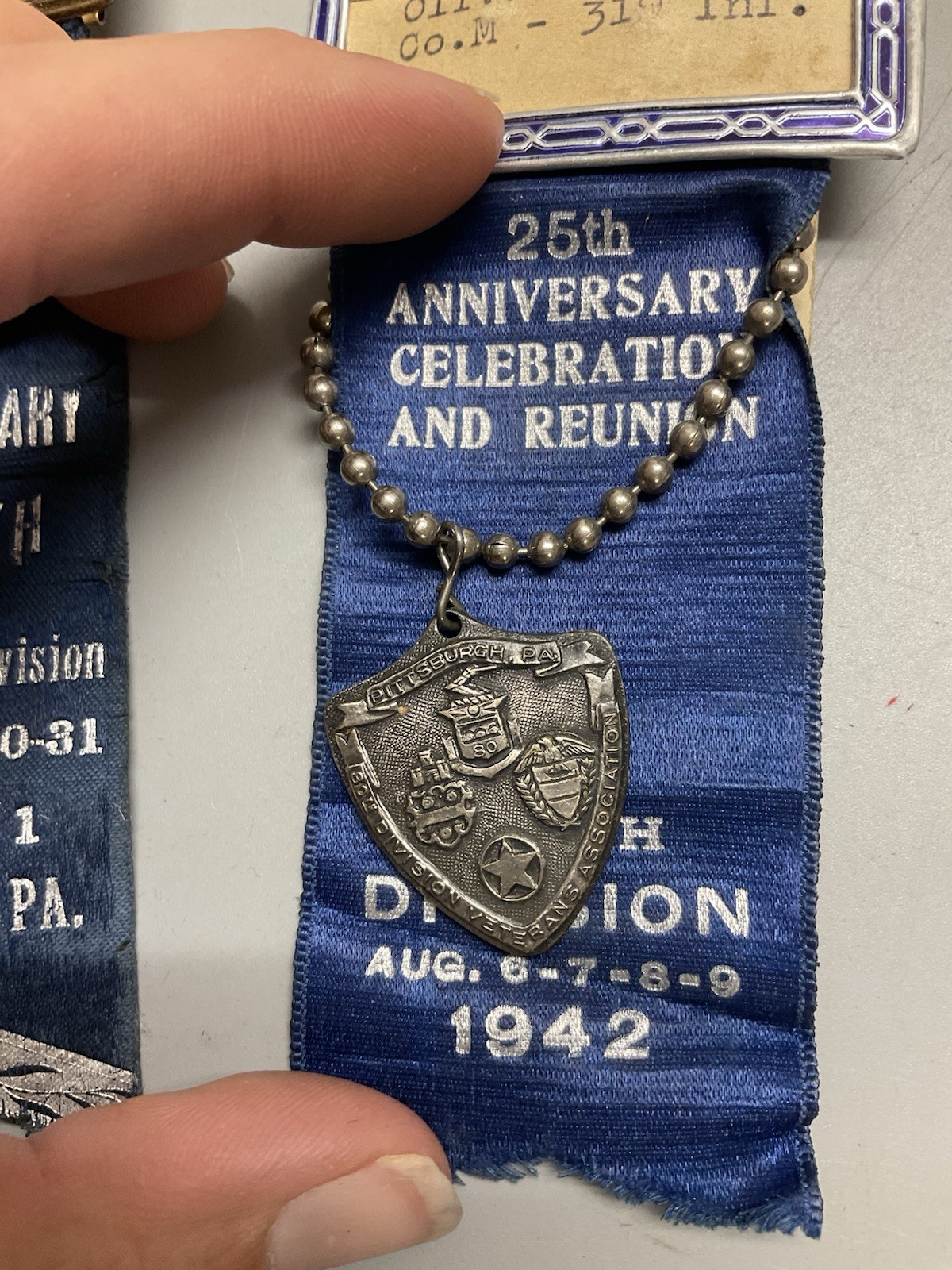 WW1 US 80th Division Blue Ridge Division Named p480