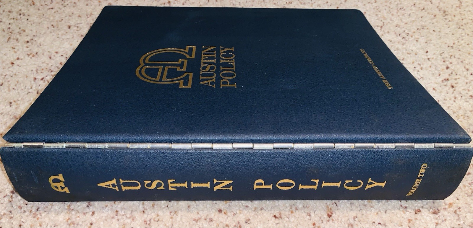 Heavy Duty Quality Metal Piano Hinge 3 Ring Binder Excellent Used Condition