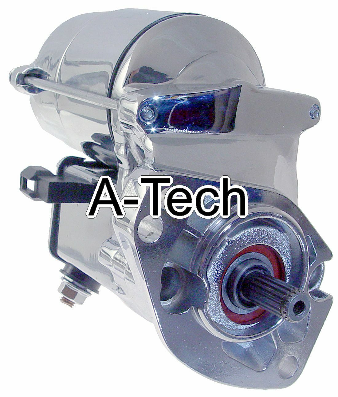 Chrome Starter for 89-93 Harley Davison BIG TWIN 1/4-20 thread