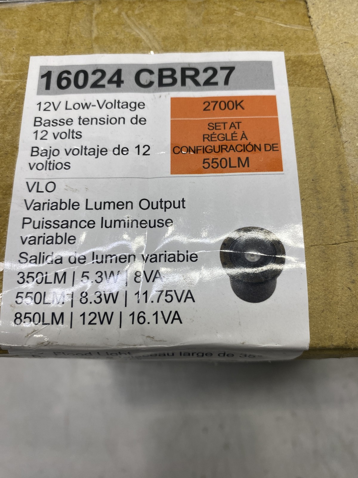 Kichler Landscape Light 16024 CBR27