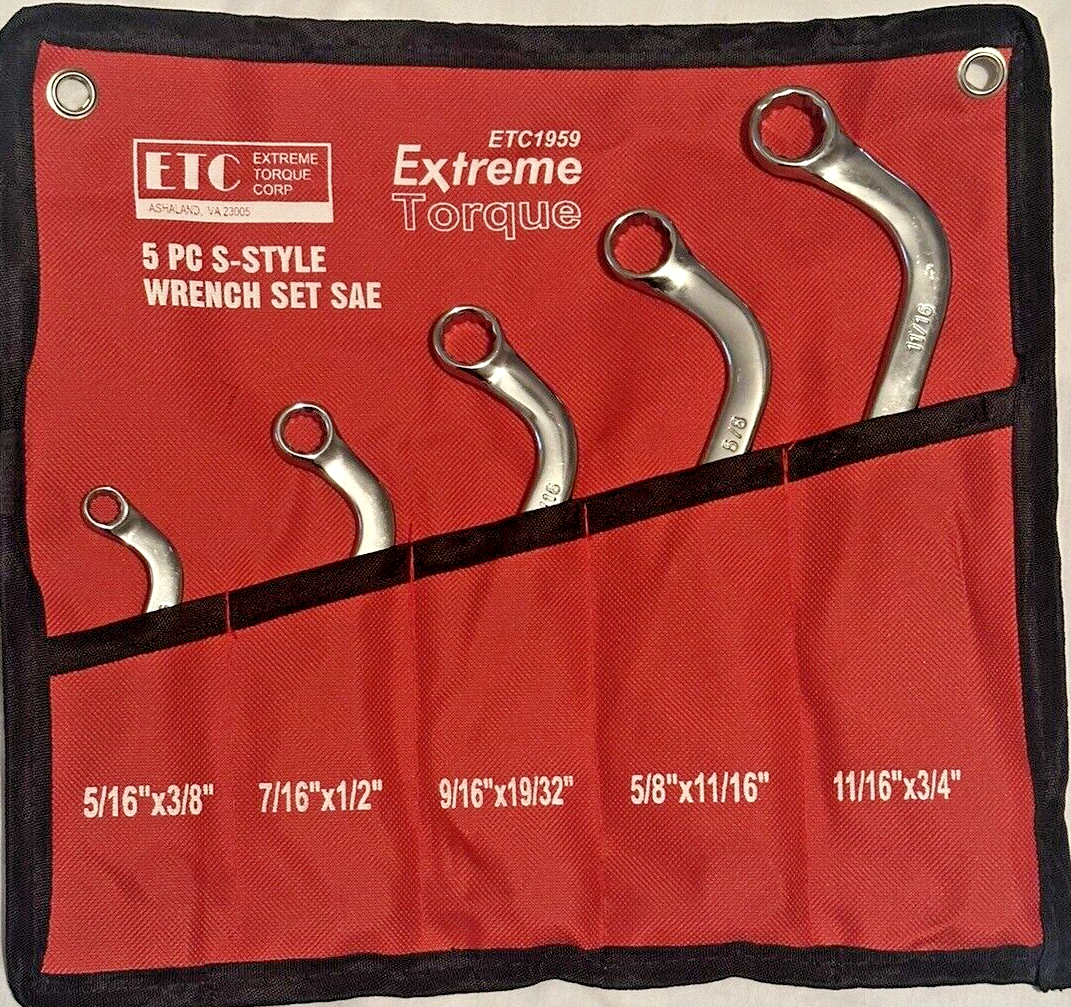 Box Deal 6 Wrench Set SAE Metric Moon S Starter Obstruction Deep Double Offset