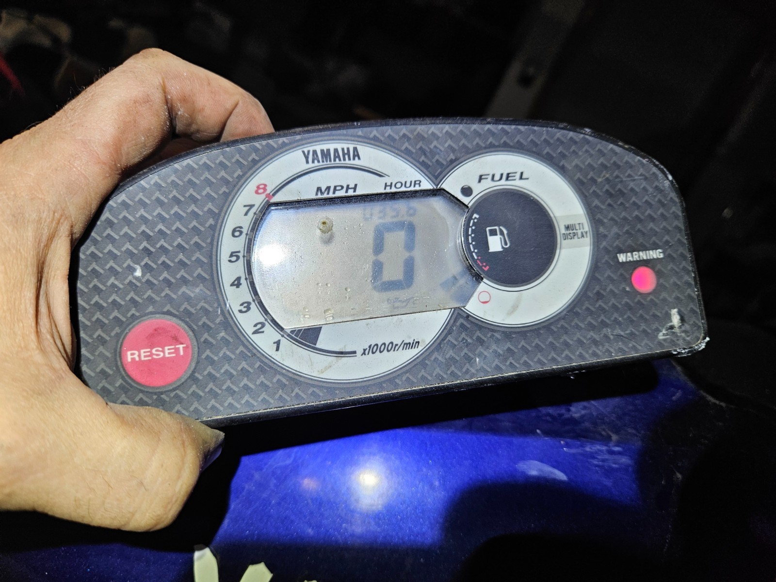 Yamaha jet ski GP1200R GP 1200 GAUGE GAGE LCD DISPLAY ONLY 35.6 HOURS