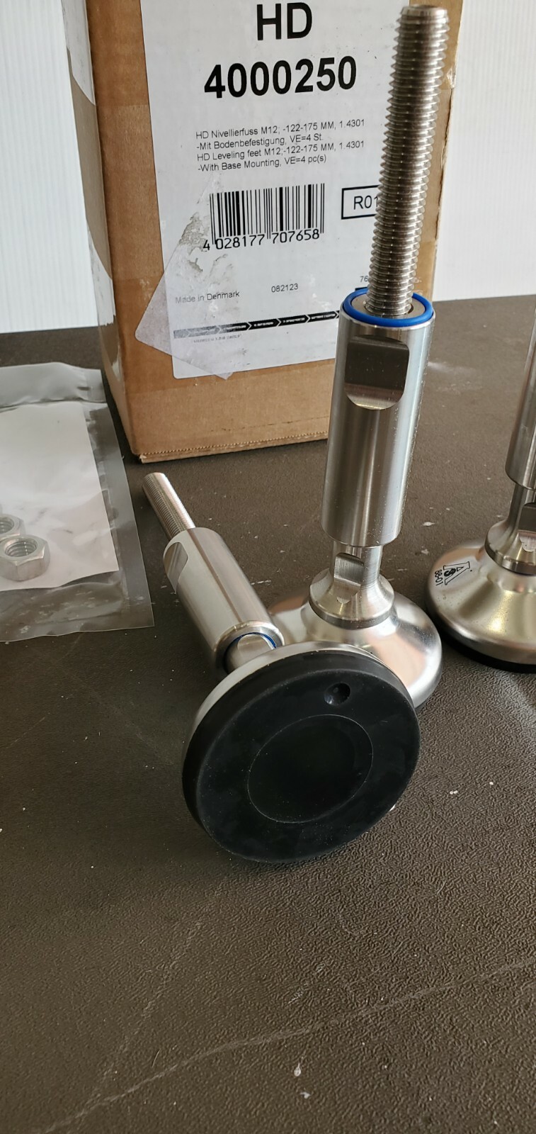 Rittal 4 Leveling Feet HD 4000250