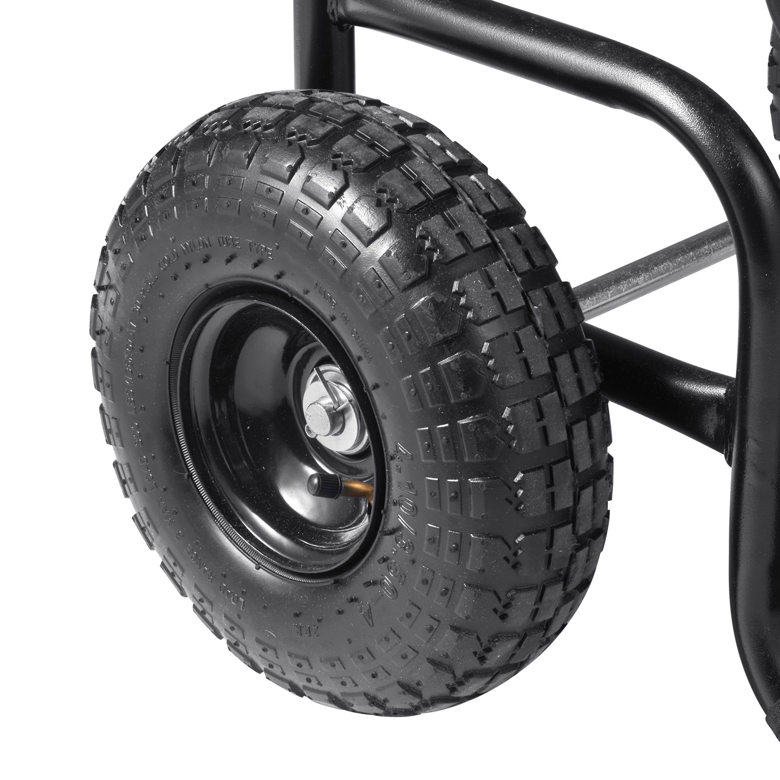 Firewood Log Cart Wood Mover Hauler 250lbs Capacity on Rubber Wheels Dolly