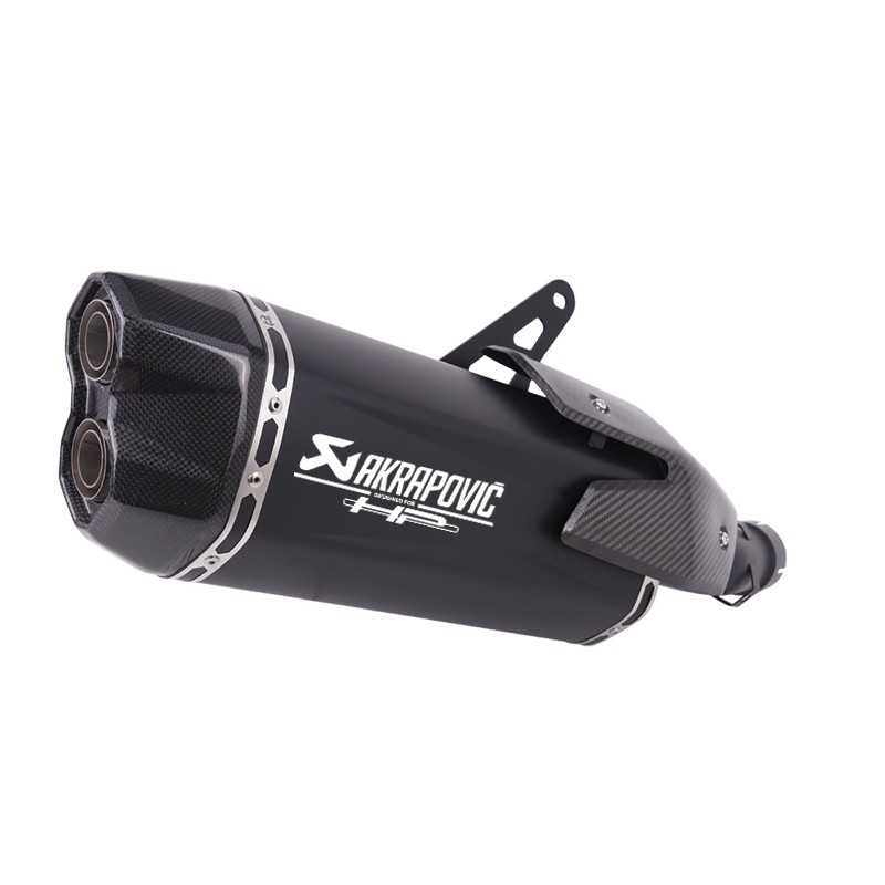 Slip On For BMW R1250GS Adventure 2019-2023 Exhaust Black Muffler Tail Pipe 65mm