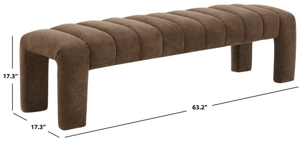 Safavieh BELLISIMA CHANNEL TUFTED BENCH, Reduced Price 2172767009 SFV5127H