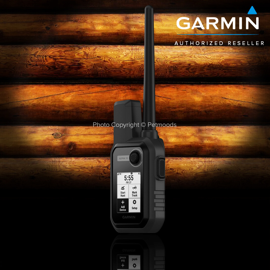 Garmin Alpha 10 Bundle TT15X Dog Device GPS Collar Tracking and Training