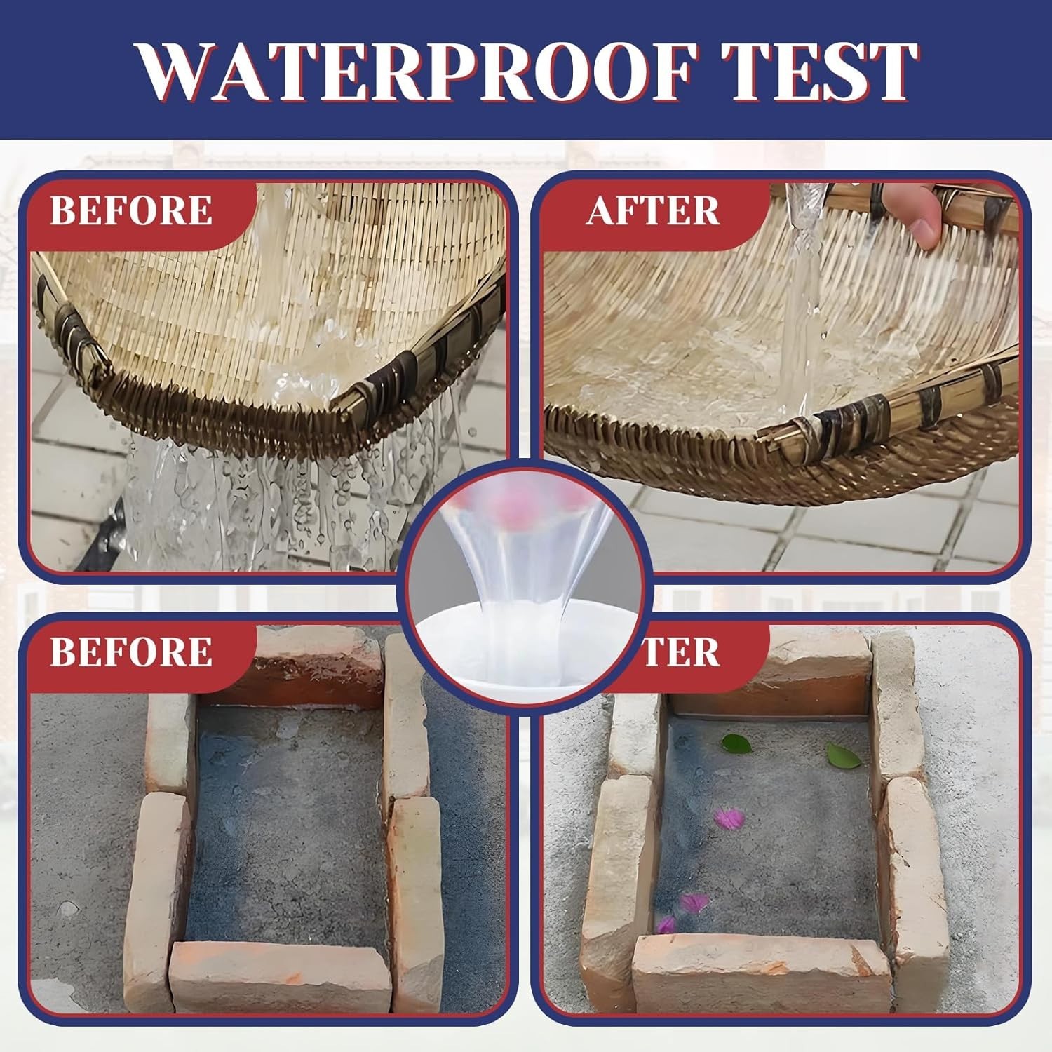 Upgraded Invisible Waterproof Agent Clear as Crystal, Transparent Waterproof Pai