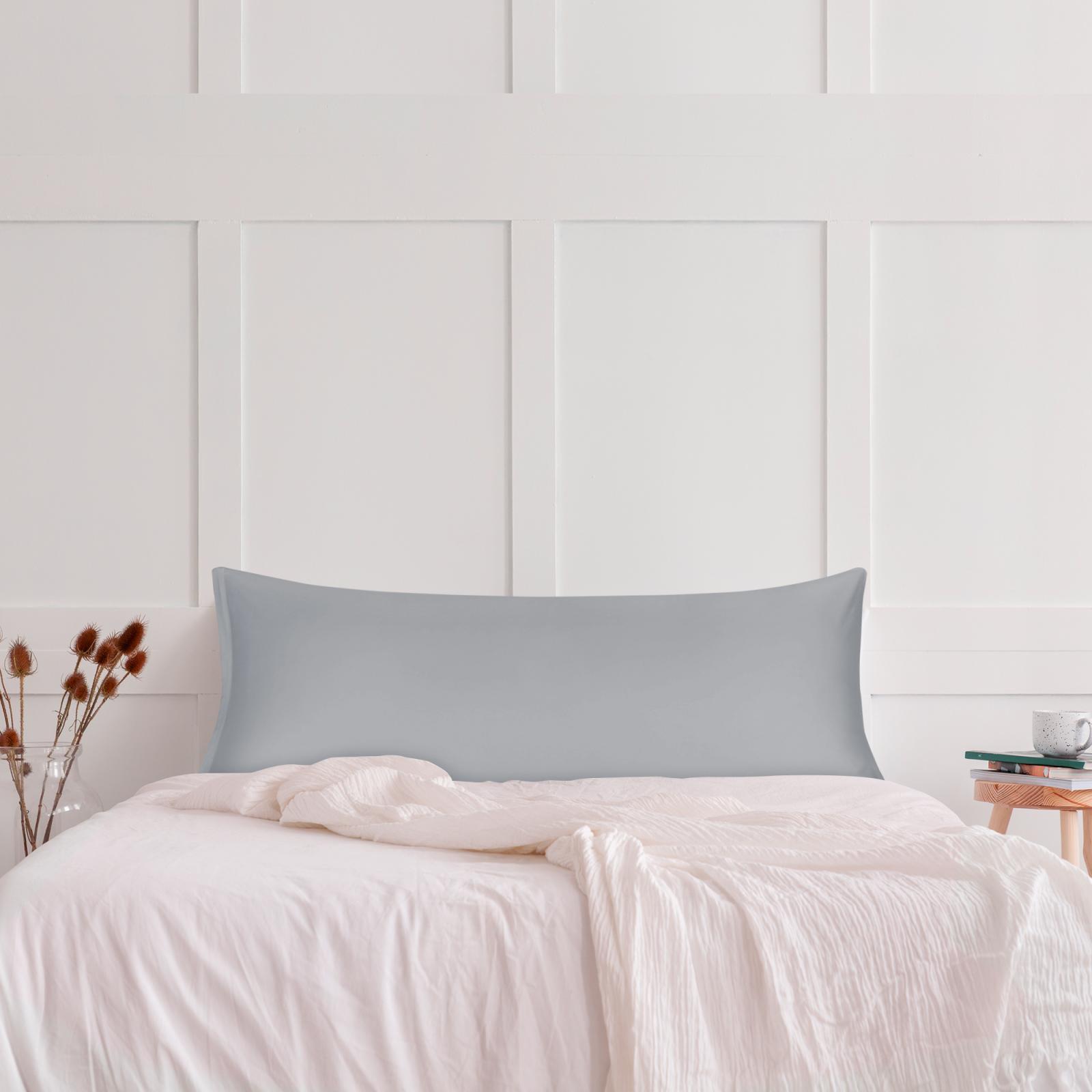 PiccoCasa Egyptian Cotton Pillow Case 300TC Body Zipper Closure Pillow Cover