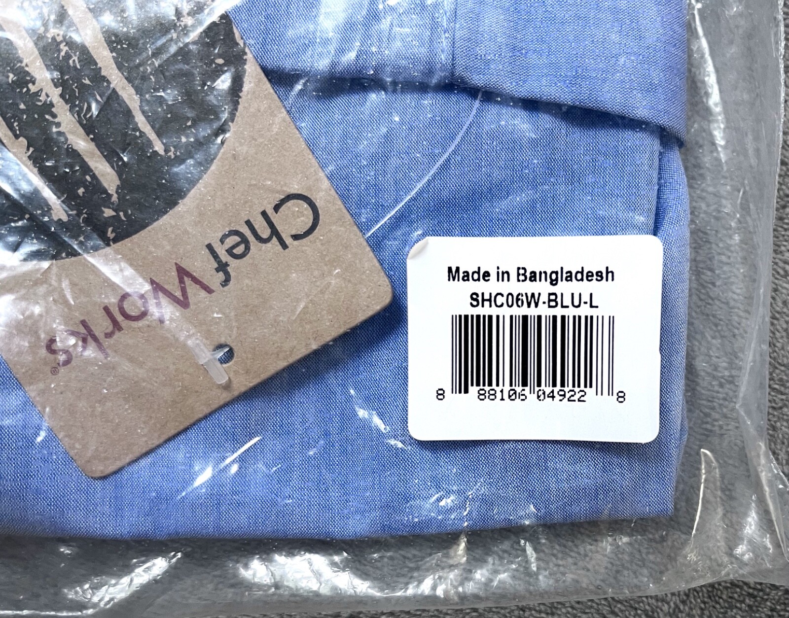 Chef Works Urban Collection, Size Large, Long Sleeve Chef Shirt, NIP x 2.