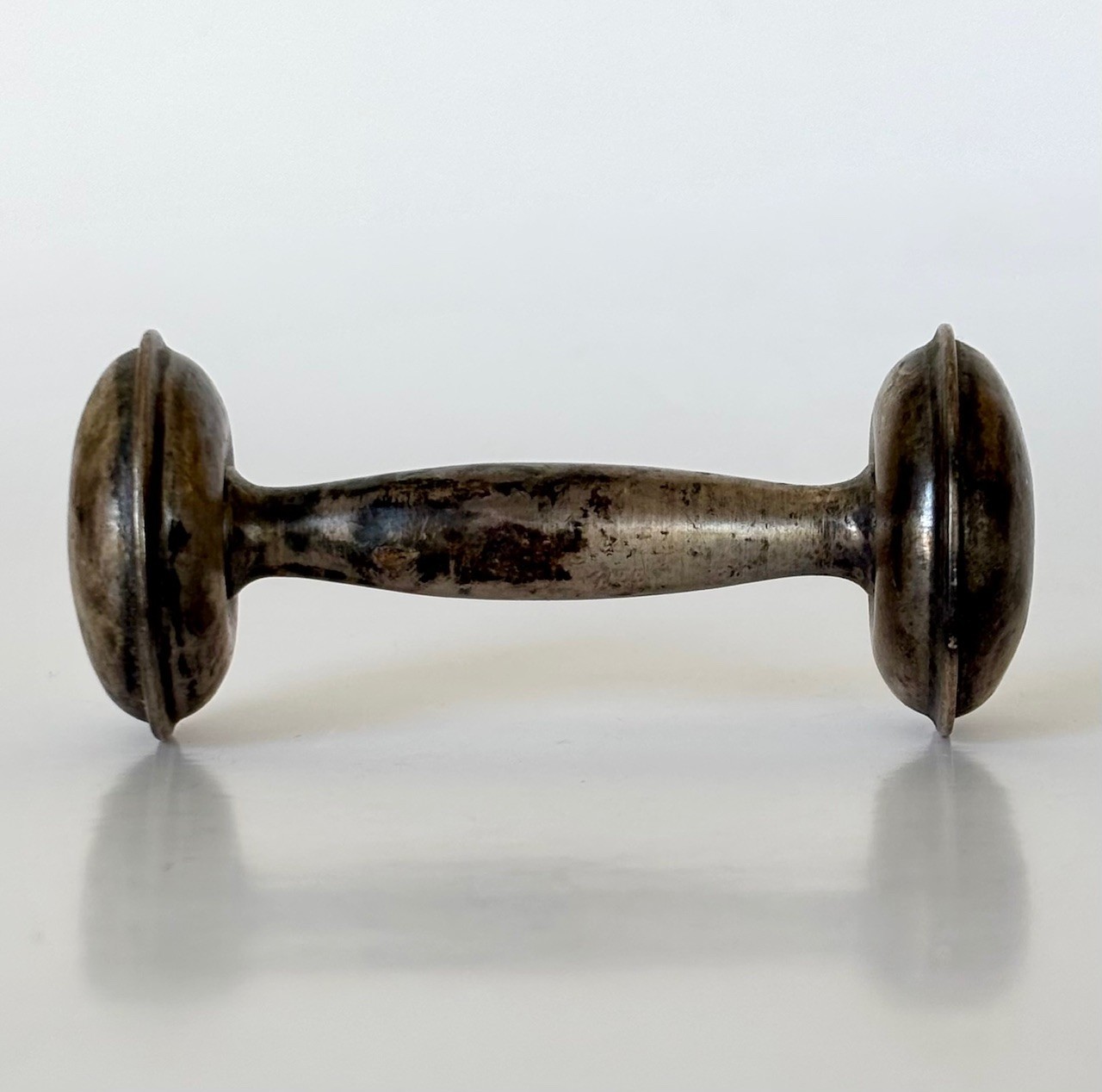 Antique Signed Lunt #1180 Sterling Silver Baby Rattle, 24.1 grams